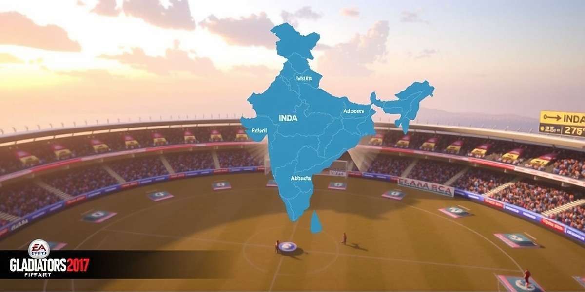 Goa Gladiators FIFA Download Map of India showing top states