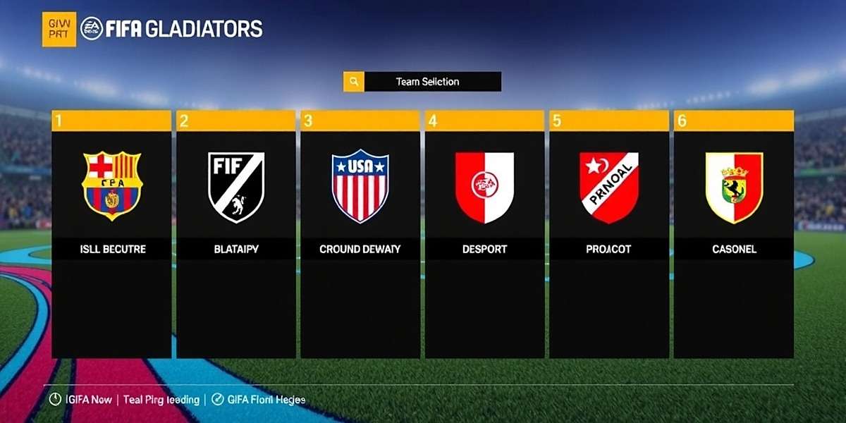 Goa Gladiators FIFA Team Selection Screen showing ISL teams